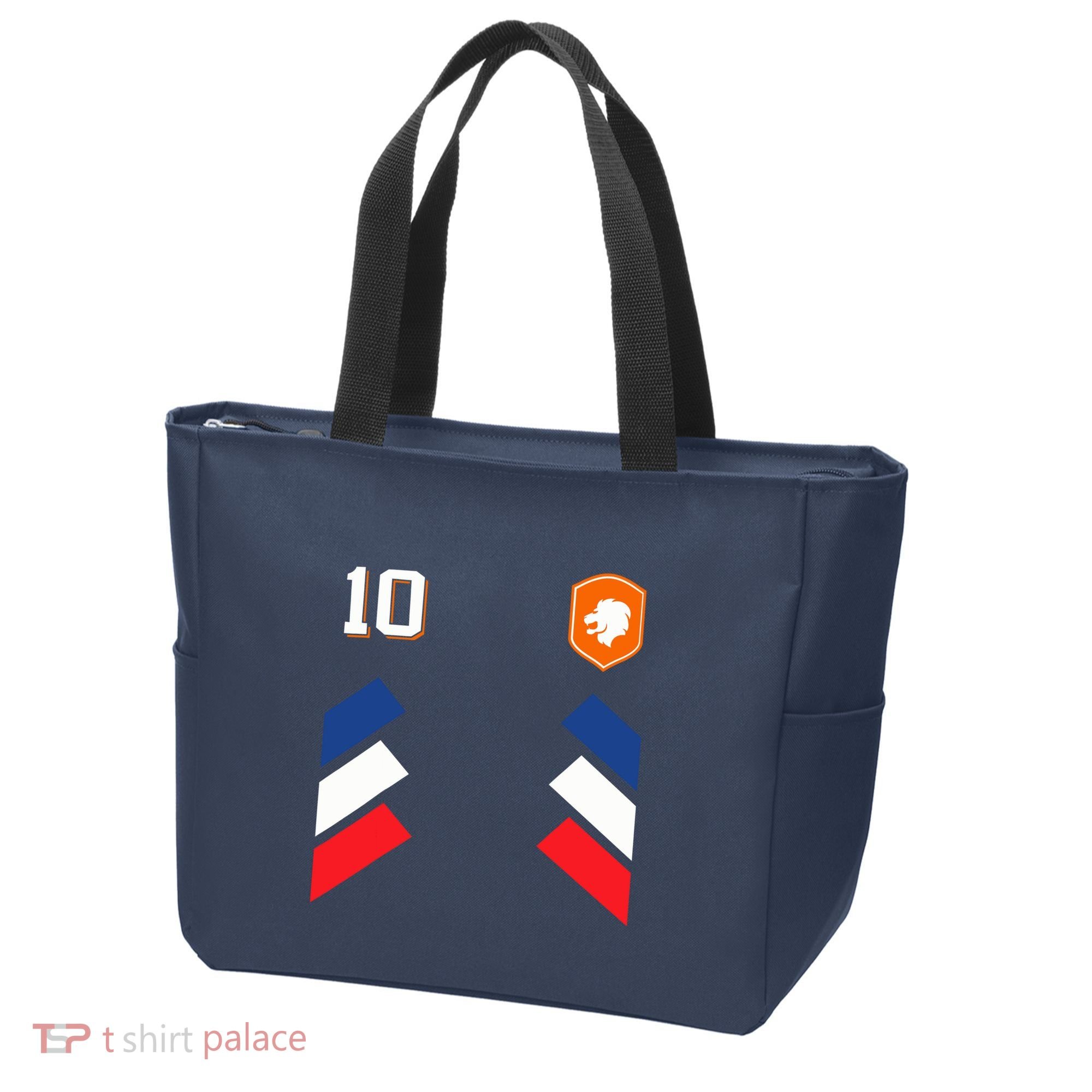 Retro10 Dutch Football Netherlands Soccer Netherlands Flag Tote Bag