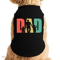 Retro Dad Fathers Day Gift Doggie Tank thumb 0