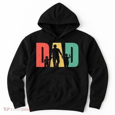 Retro Dad Fathers Day Gift Hoodie