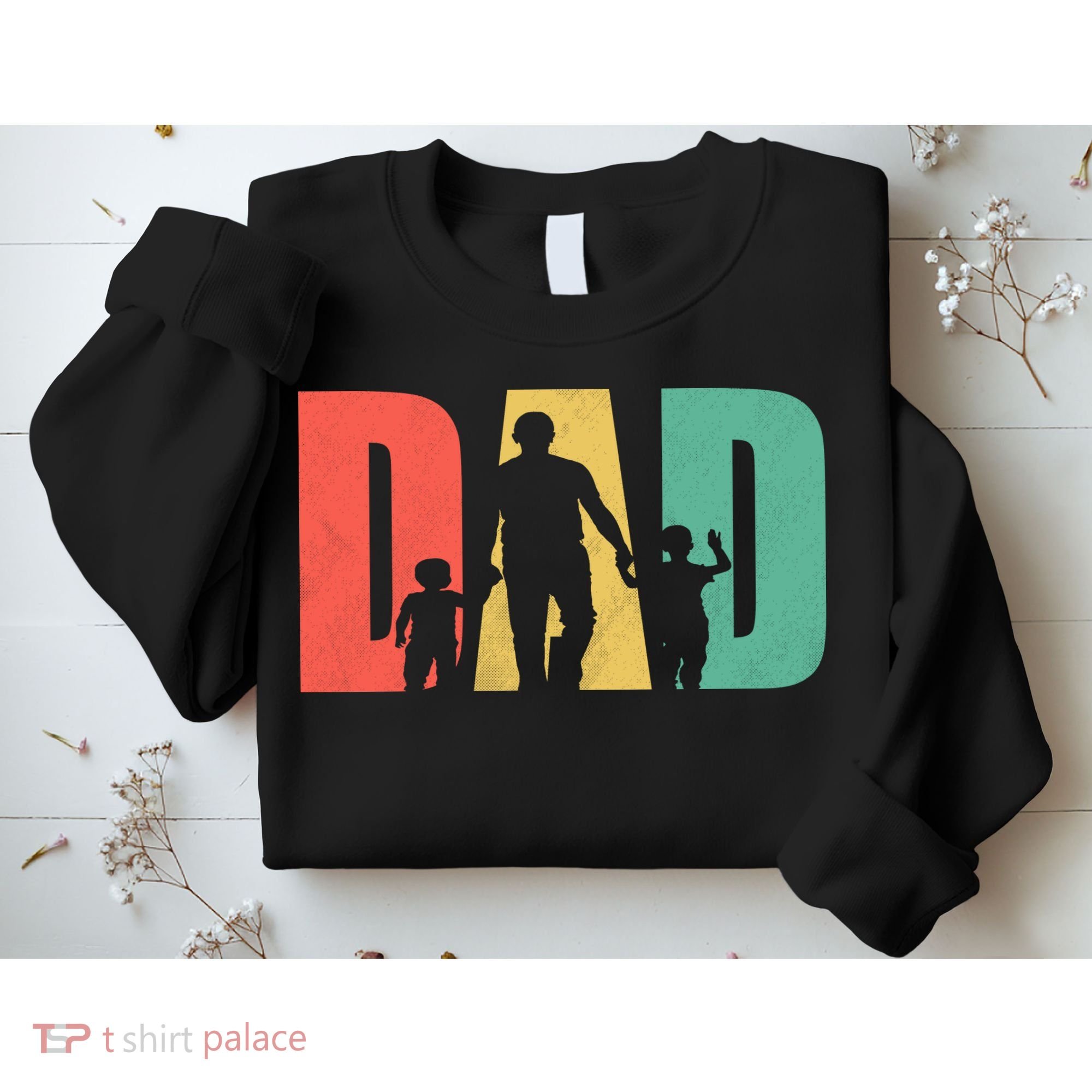 Retro Dad Fathers Day Gift Sweatshirt