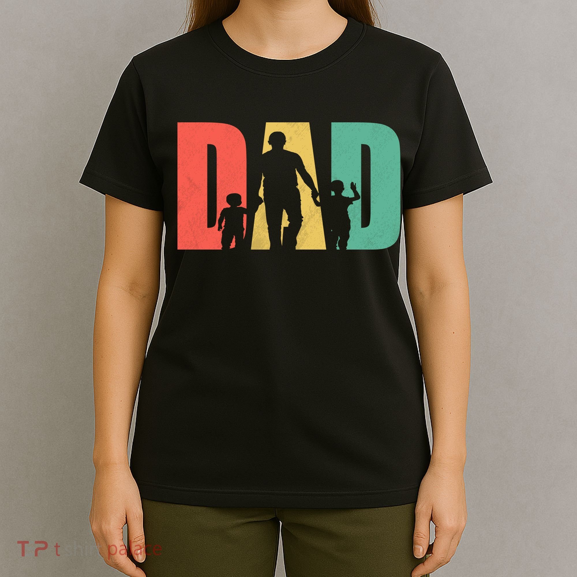 Retro Dad Fathers Day Gift T-Shirt