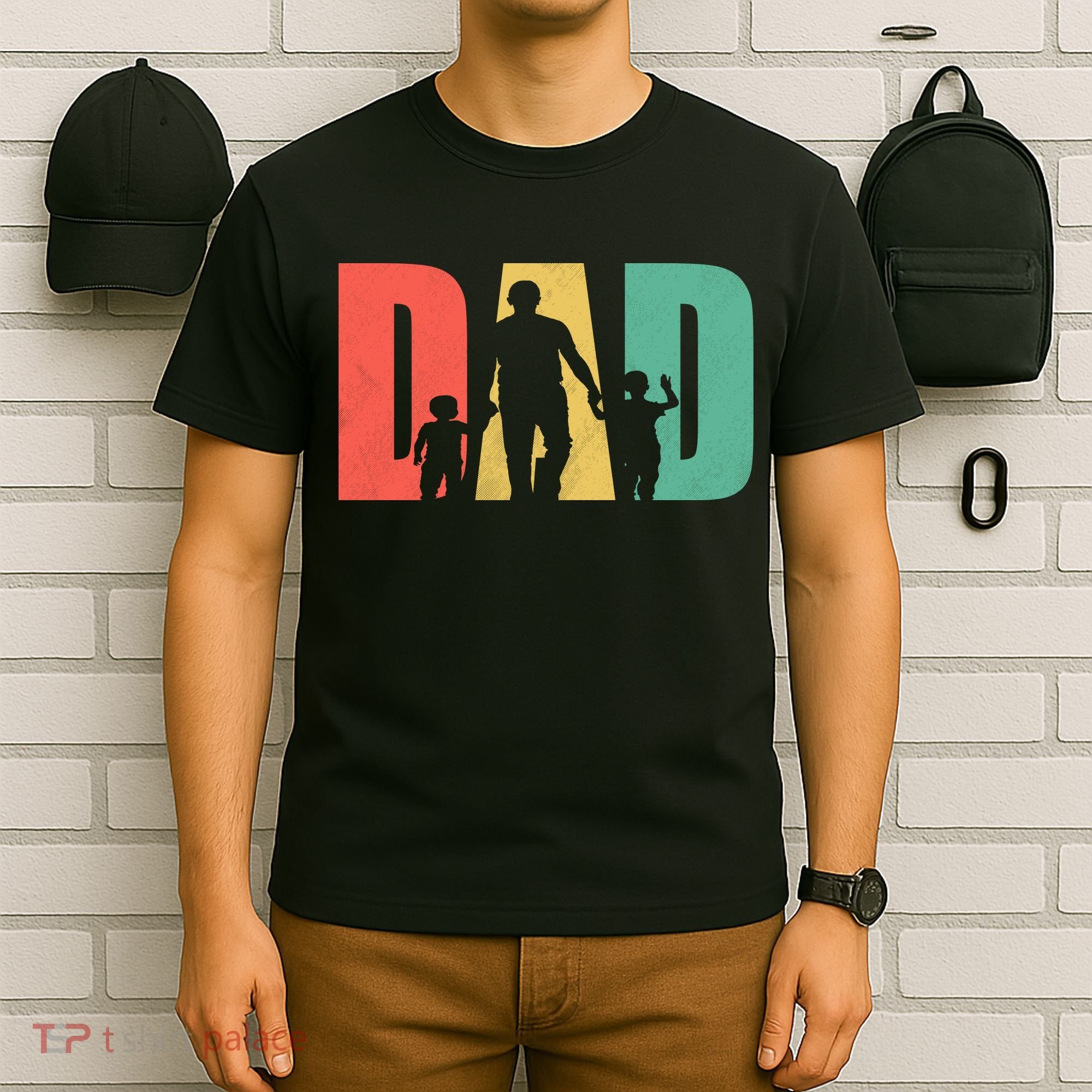 Retro Dad Fathers Day Gift T-Shirt