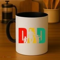 Retro Dad Fathers Day Gift Coffee Mug thumb 4