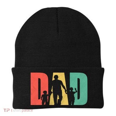 Retro Dad Fathers Day Gift Beanie