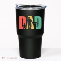 Retro Dad Fathers Day Gift Tumbler thumb 0