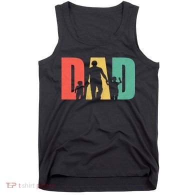 Retro Dad Fathers Day Gift Tank Top