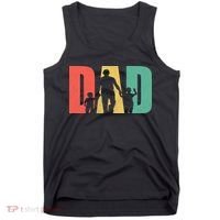 Retro Dad Fathers Day Gift Tank Top thumb 0