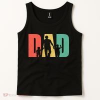 Retro Dad Fathers Day Gift Tank Top thumb 2