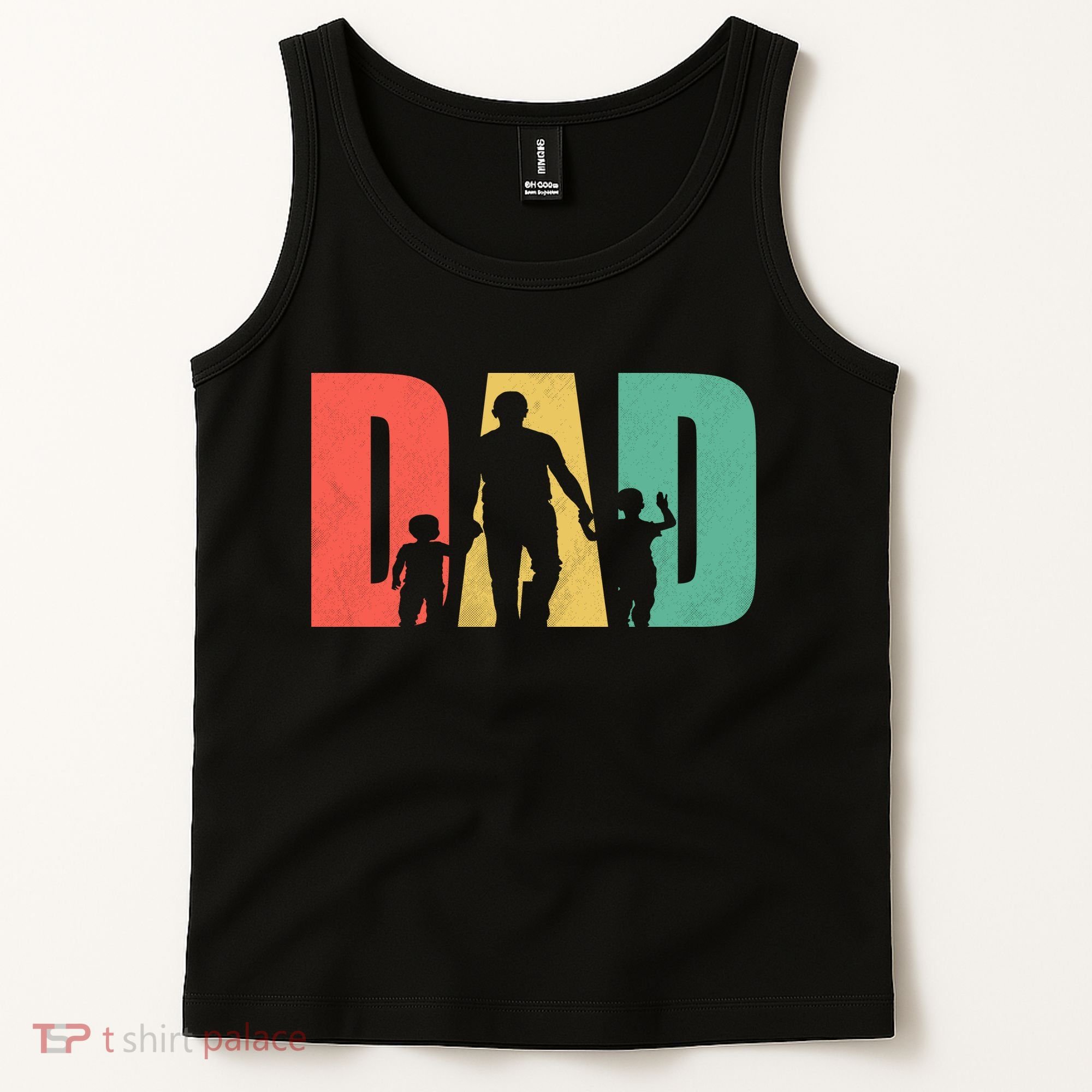 Retro Dad Fathers Day Gift Tank Top