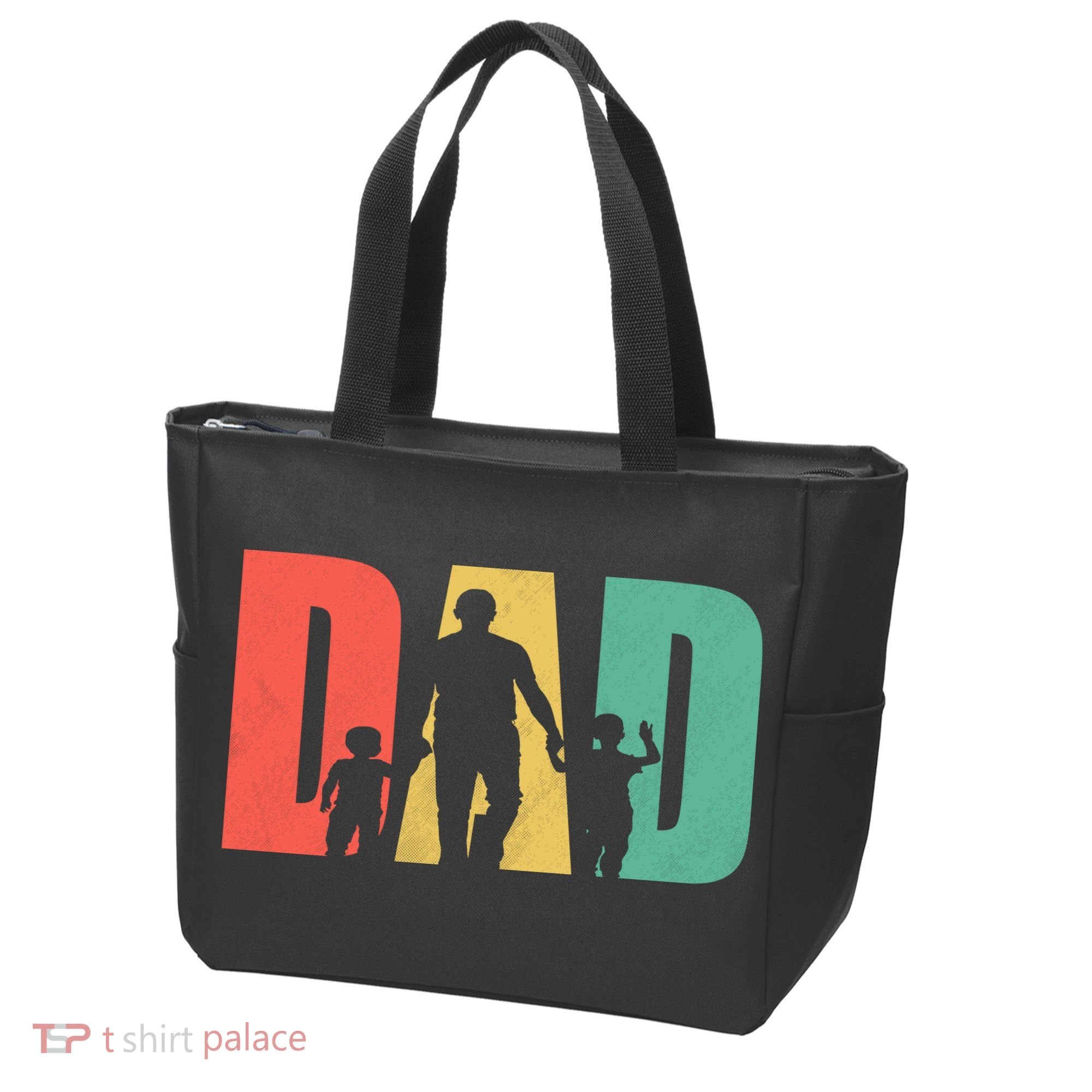 Retro Dad Fathers Day Gift Tote Bag
