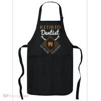 Retired Dentist Funny Dentist Retirement Gift Apron thumb 0