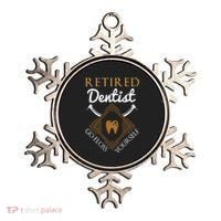Retired Dentist Funny Dentist Retirement Gift Ornament thumb 0