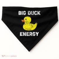 Rubber Ducky Funny Meme Big Duck Energy USA-Made Doggie Bandana thumb 0