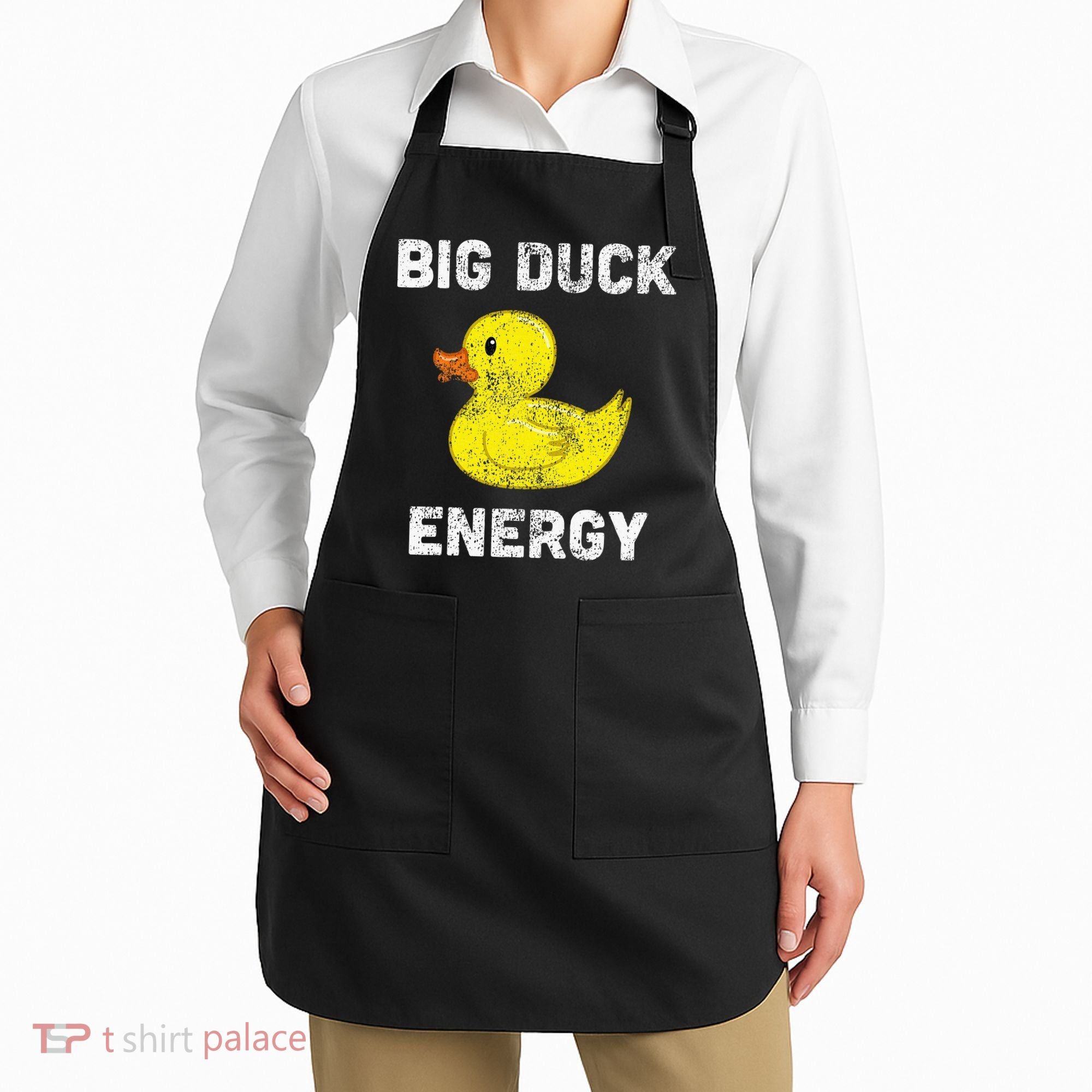 Rubber Ducky Funny Meme Big Duck Energy Apron