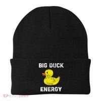 Rubber Ducky Funny Meme Big Duck Energy Beanie thumb 0