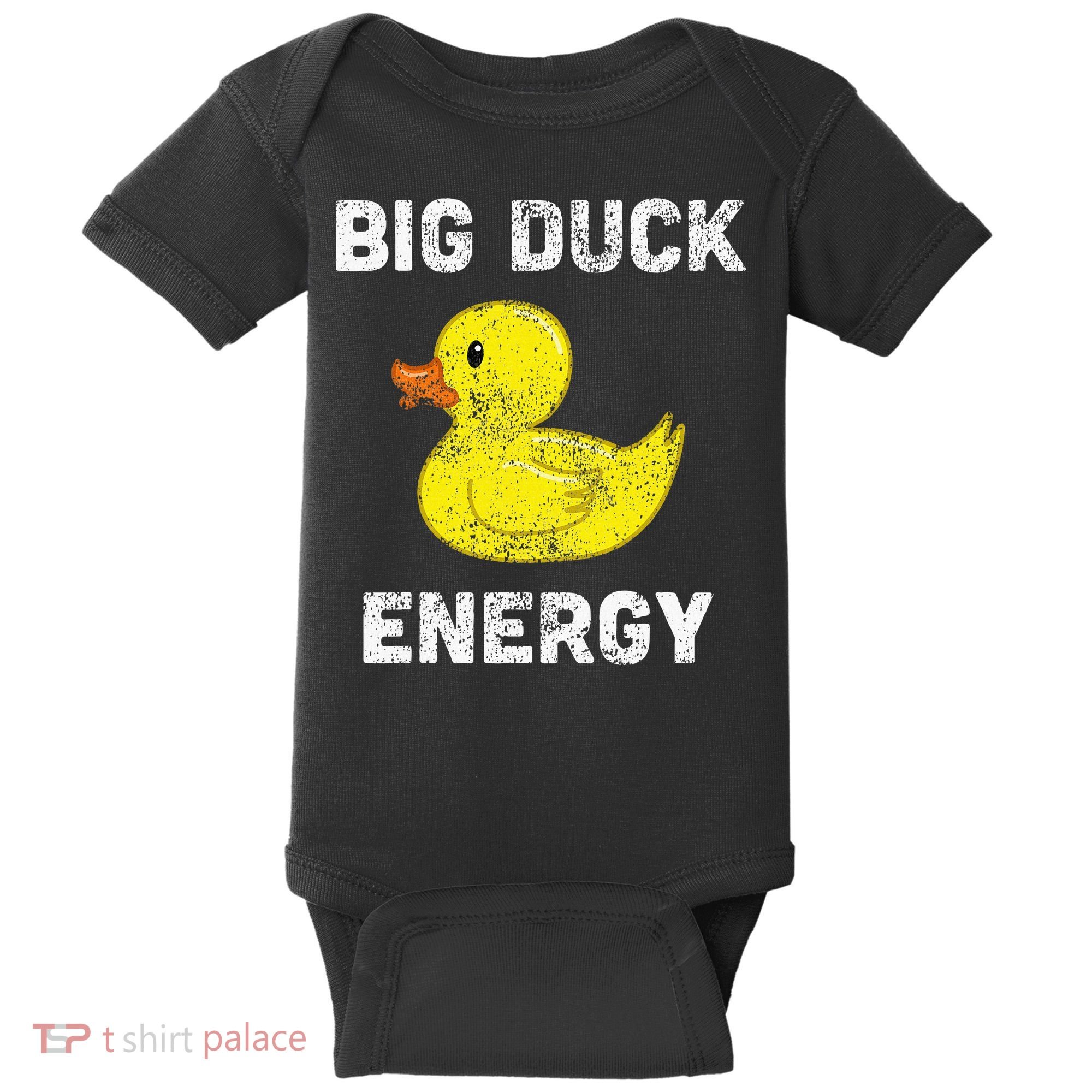 Rubber Ducky Funny Meme Big Duck Energy Baby Bodysuit