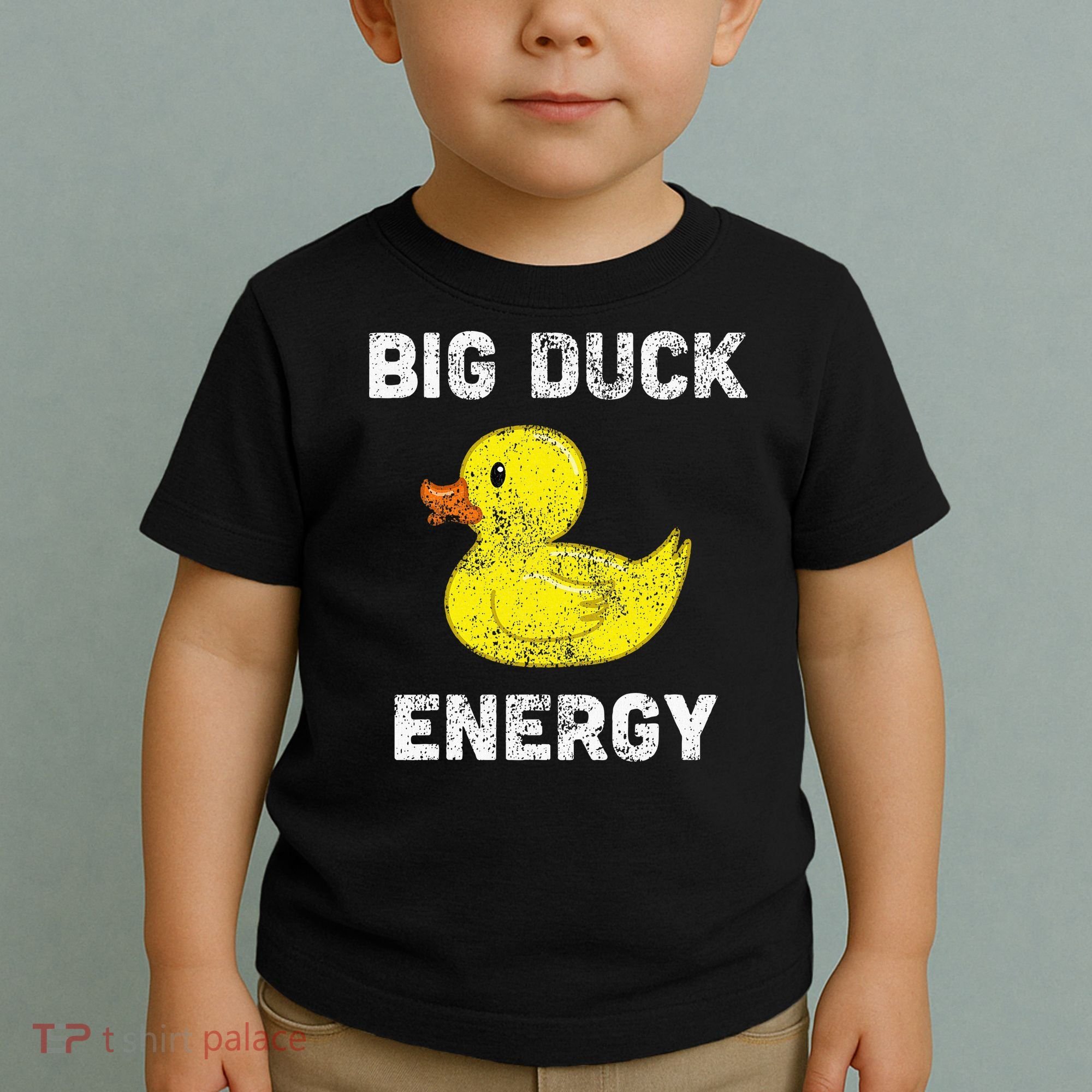Rubber Ducky Funny Meme Big Duck Energy Toddler T-Shirt