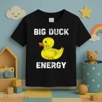 Rubber Ducky Funny Meme Big Duck Energy Toddler T-Shirt thumb 3