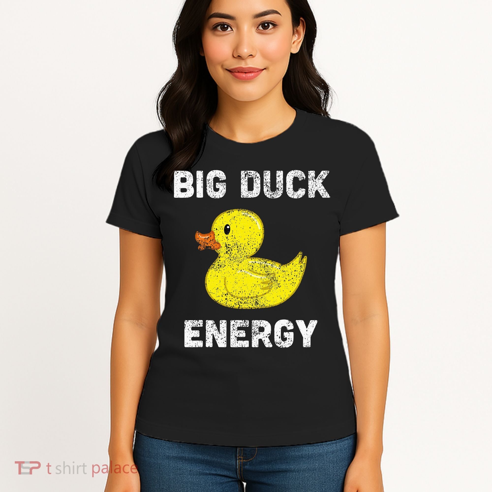 Rubber Ducky Funny Meme Big Duck Energy Women's T-Shirt