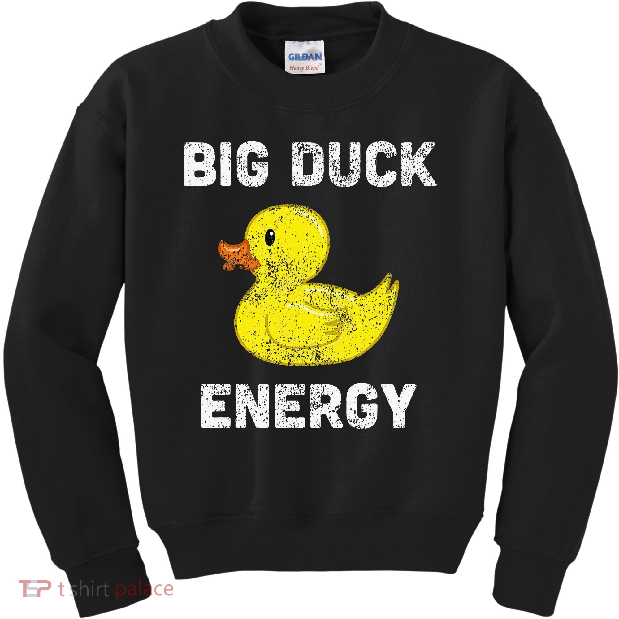 Rubber Ducky Funny Meme Big Duck Energy Kids Sweatshirt