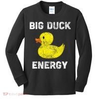 Rubber Ducky Funny Meme Big Duck Energy Kids Long Sleeve Shirt thumb 0