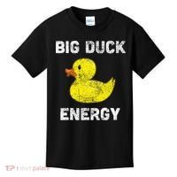 Rubber Ducky Funny Meme Big Duck Energy Kids T-Shirt thumb 0