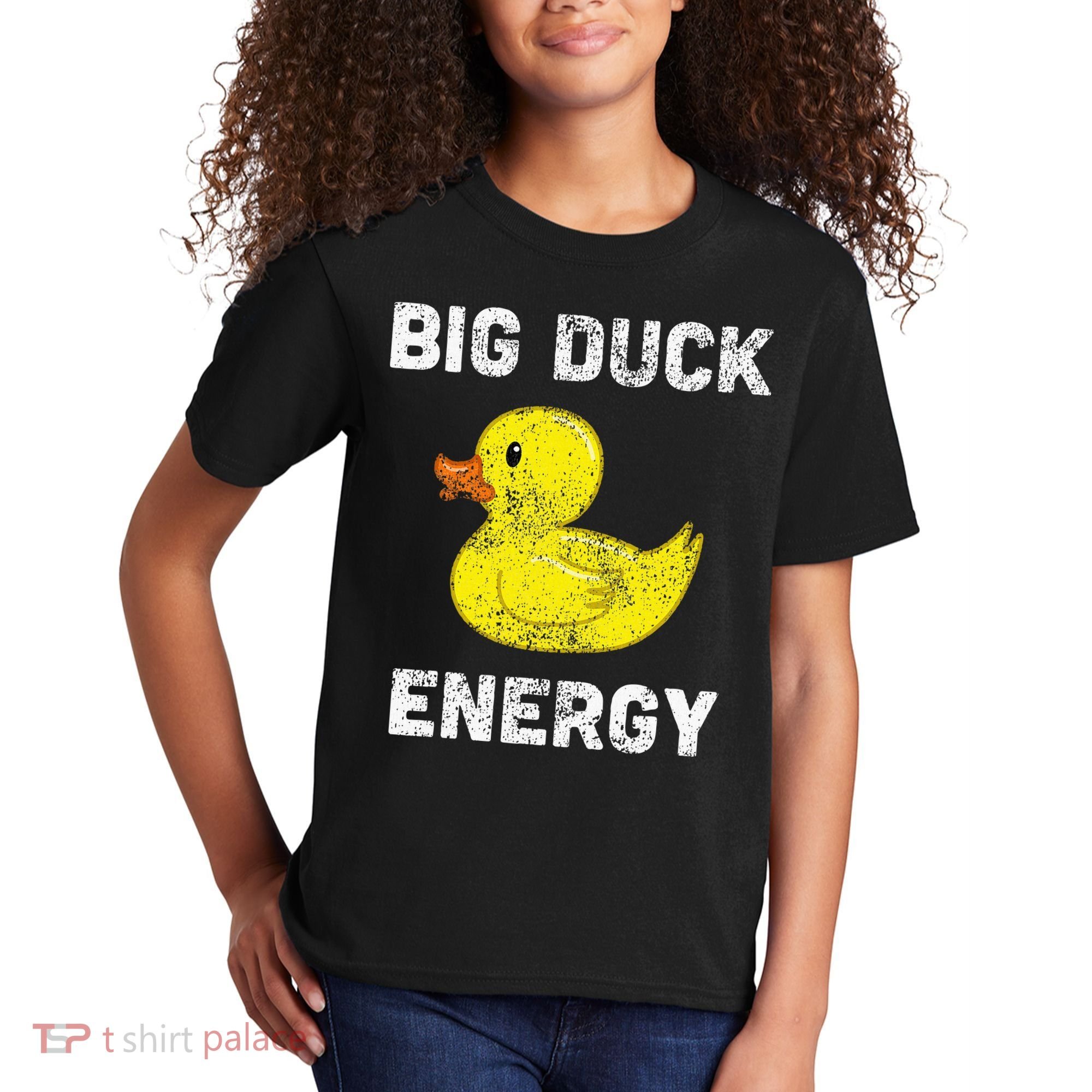 Rubber Ducky Funny Meme Big Duck Energy Kids T-Shirt