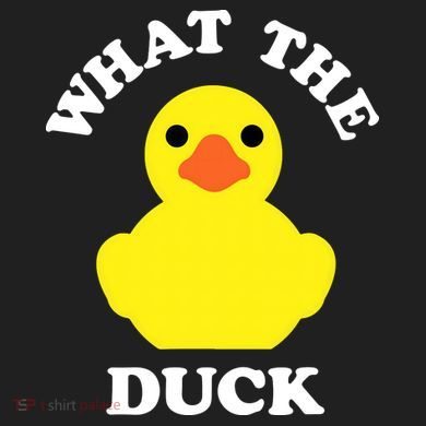 Rubber Ducky, Funny Pun What The DUCK Ladies Heavyweight Boxy Pullover Hoodie