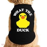 Rubber Ducky, Funny Pun What The DUCK Doggie Tank thumb 0