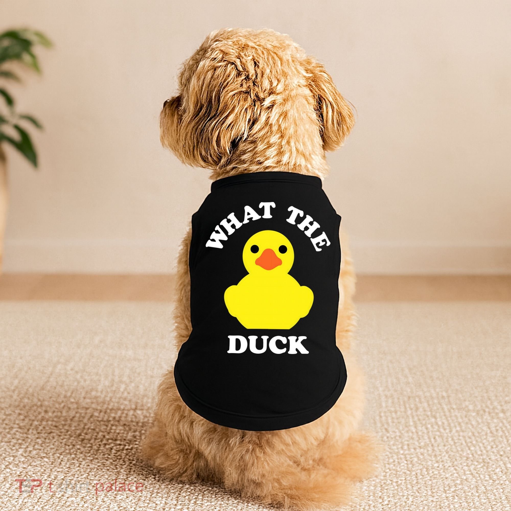 Rubber Ducky, Funny Pun What The DUCK Doggie Tank