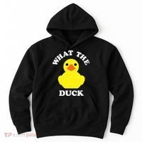 Rubber Ducky, Funny Pun What The DUCK Hoodie thumb 0
