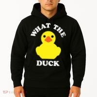 Rubber Ducky, Funny Pun What The DUCK Hoodie thumb 2