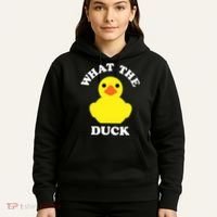 Rubber Ducky, Funny Pun What The DUCK Hoodie thumb 5