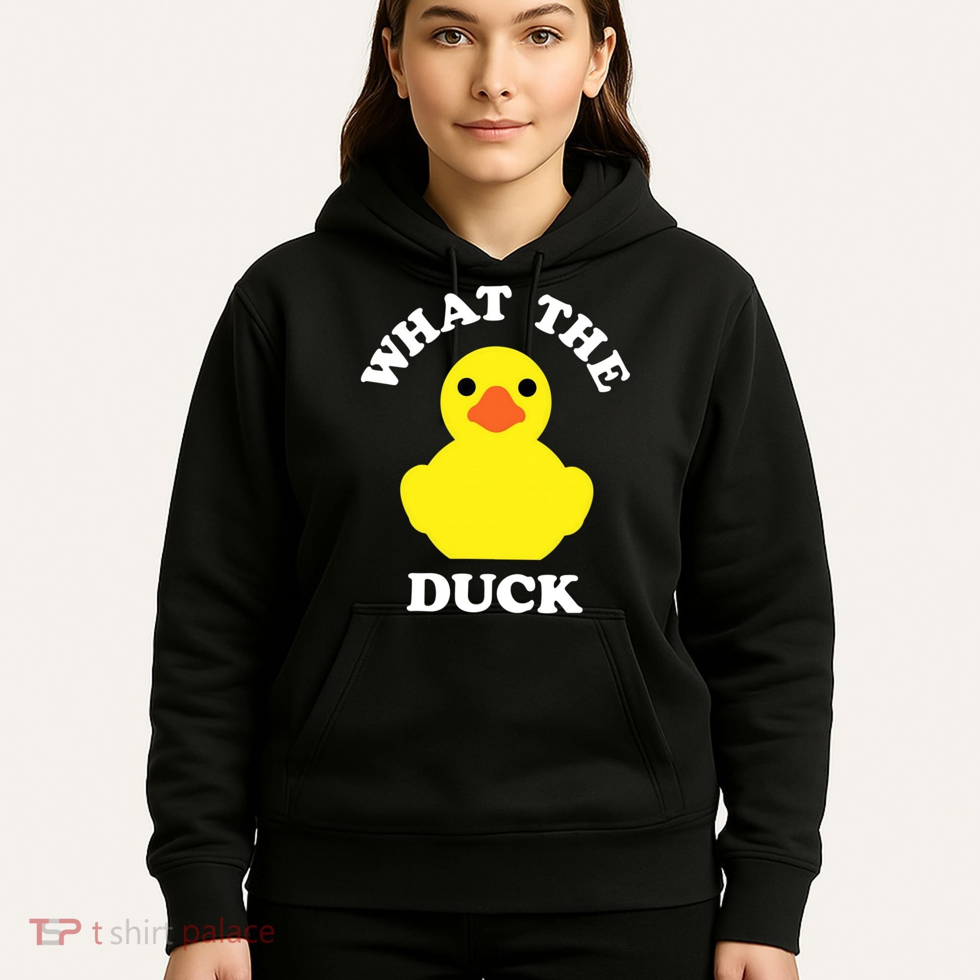 Rubber Ducky, Funny Pun What The DUCK Hoodie