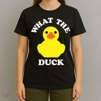 Rubber Ducky, Funny Pun What The DUCK T-Shirt thumb 4