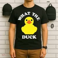 Rubber Ducky, Funny Pun What The DUCK T-Shirt thumb 6