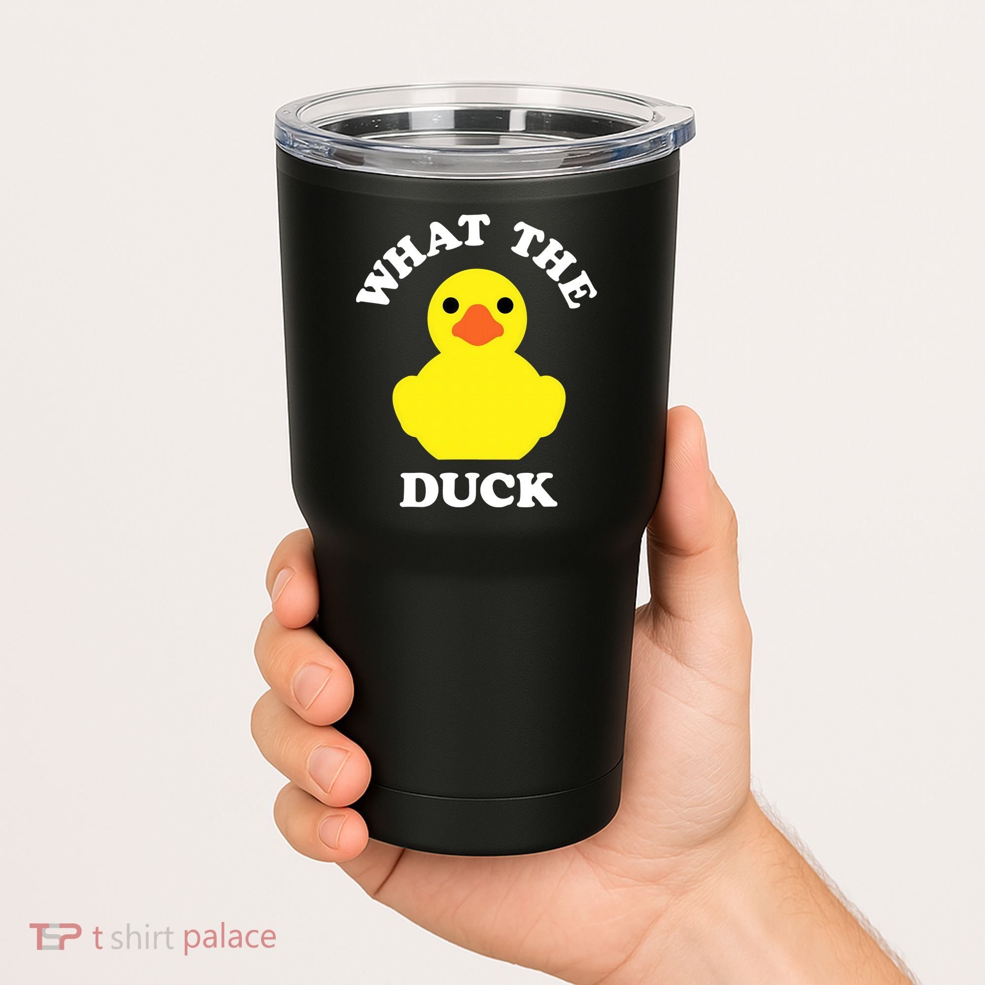 Rubber Ducky, Funny Pun What The DUCK Tumbler