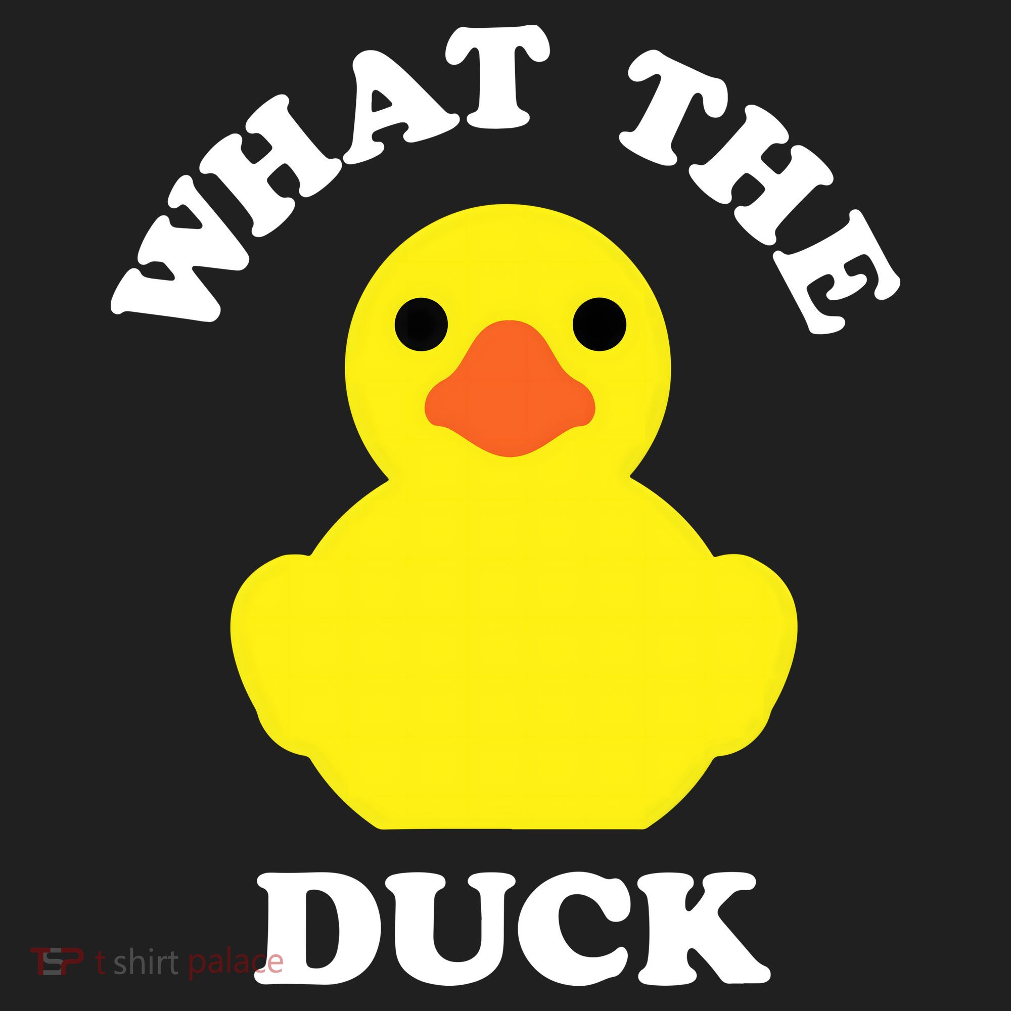 Rubber Ducky, Funny Pun What The DUCK Golf Towel