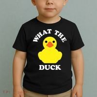 Rubber Ducky, Funny Pun What The DUCK Toddler T-Shirt thumb 2