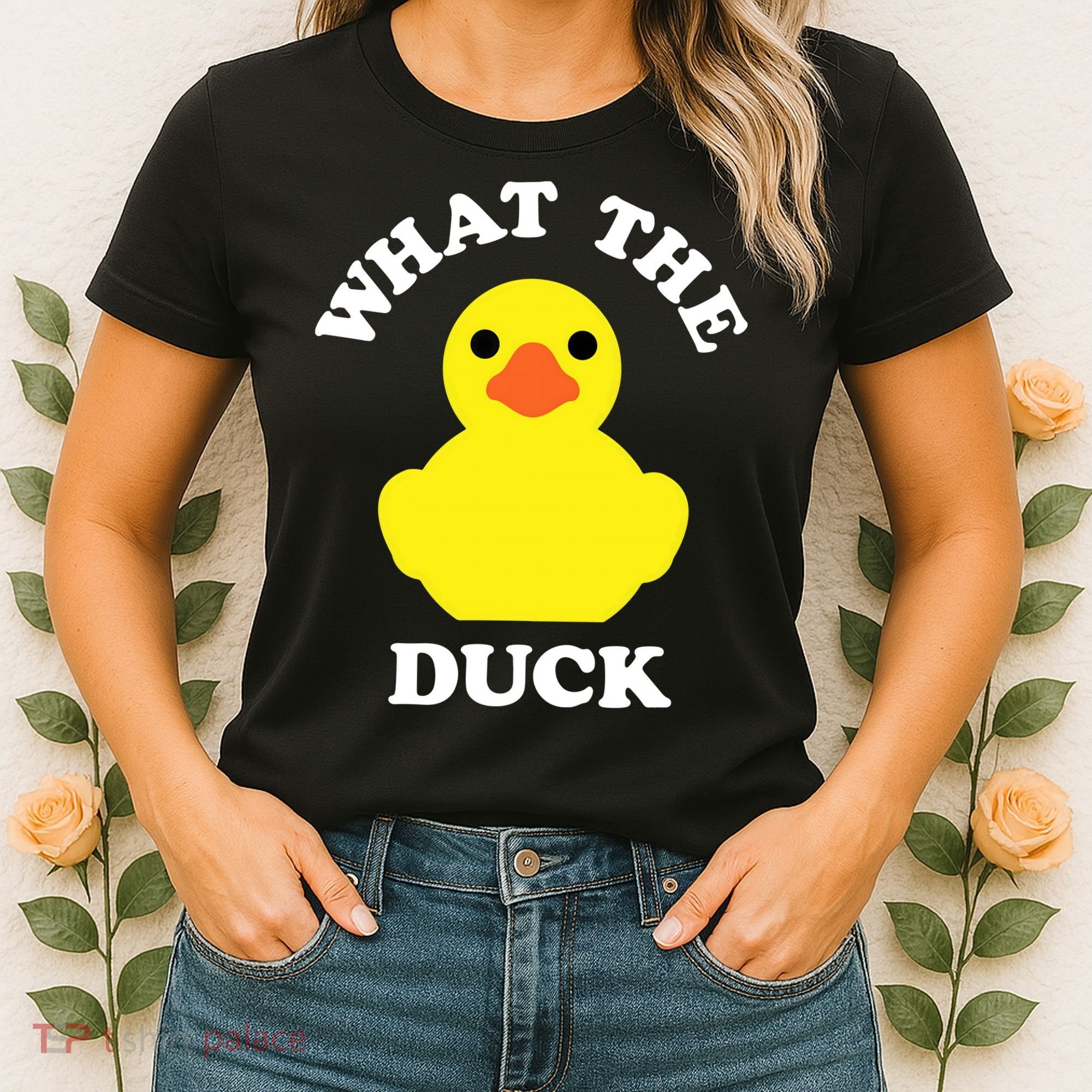 Rubber Ducky, Funny Pun What The DUCK Women's T-Shirt