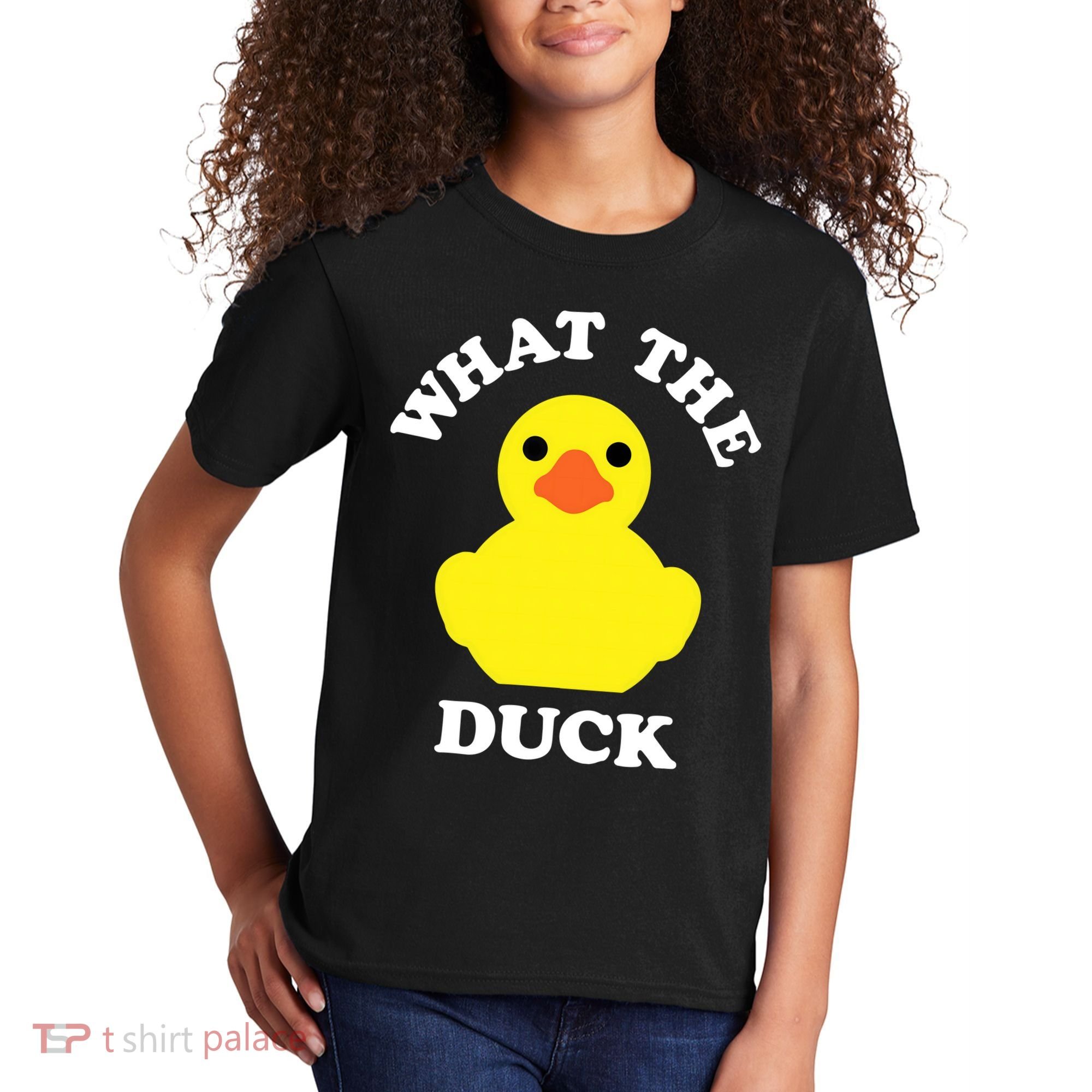 Rubber Ducky, Funny Pun What The DUCK Kids T-Shirt