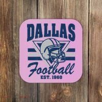 Retro Dallas Football Coaster thumb 0