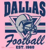 Retro Dallas Football Coaster thumb 2