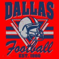 Retro Dallas Football Santa Hat thumb 1