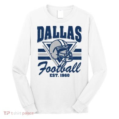 Retro Dallas Football Long Sleeve Shirt