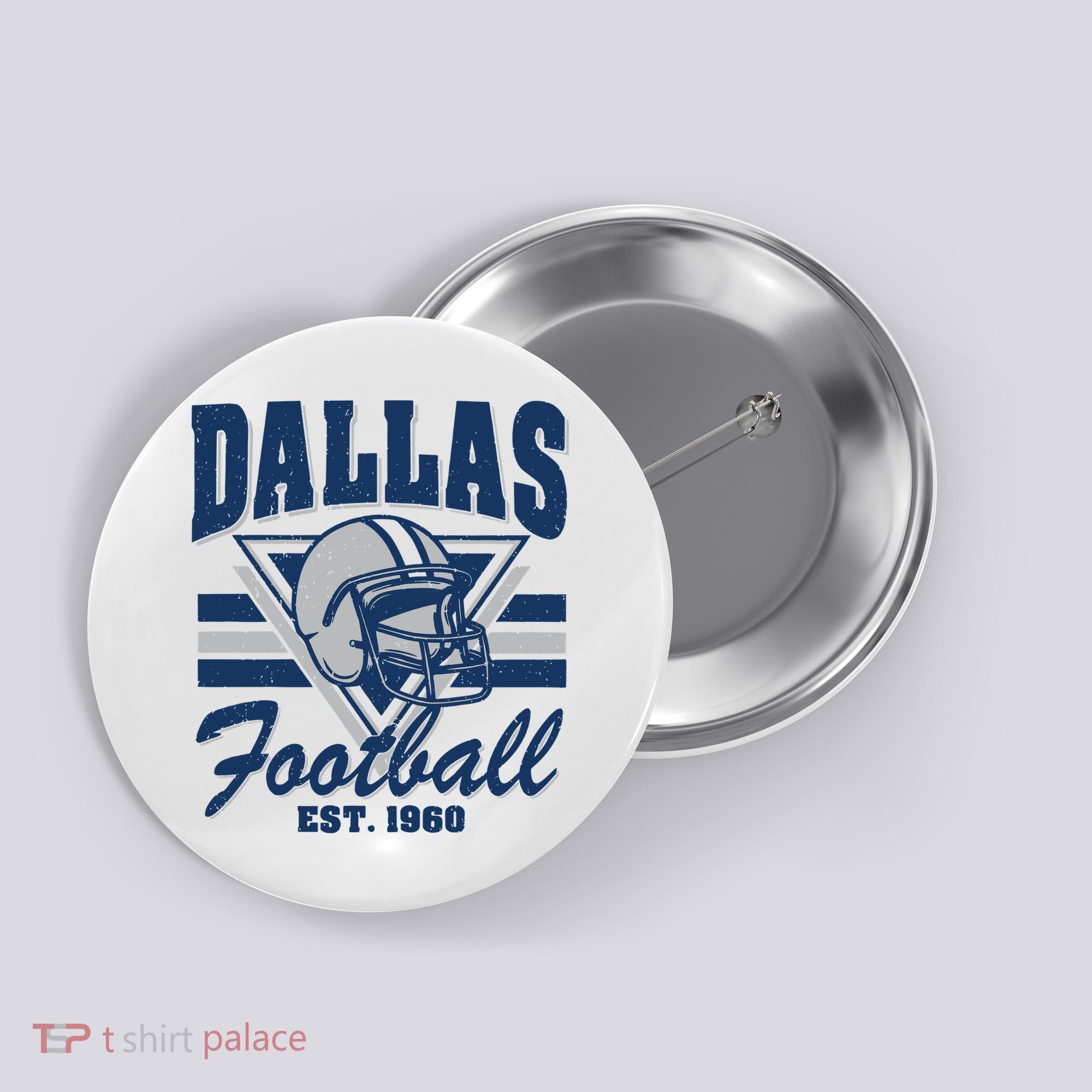 Retro Dallas Football Button