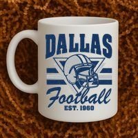 Retro Dallas Football Coffee Mug thumb 2