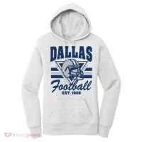 Retro Dallas Football Women's Hoodie thumb 0