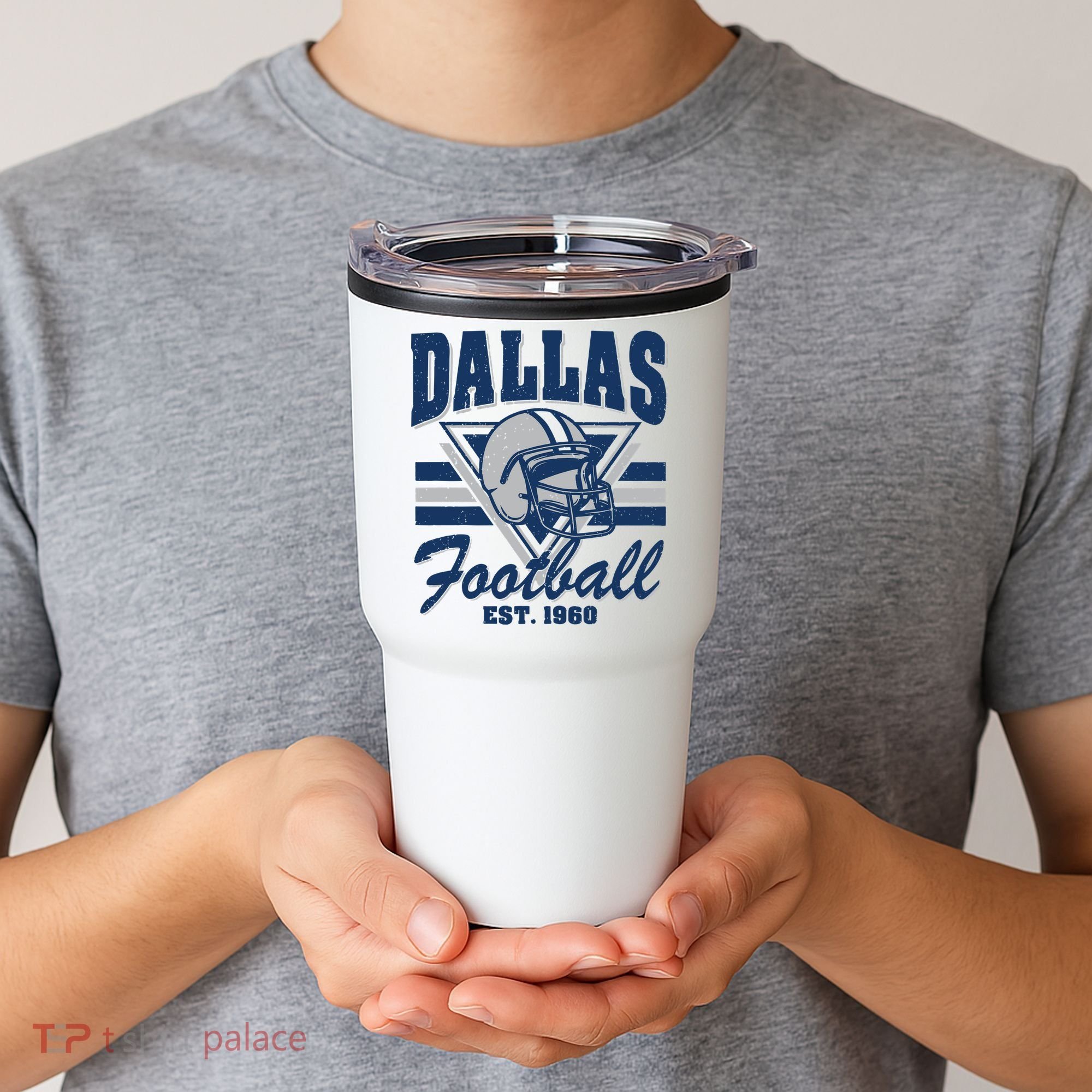 Retro Dallas Football Tumbler