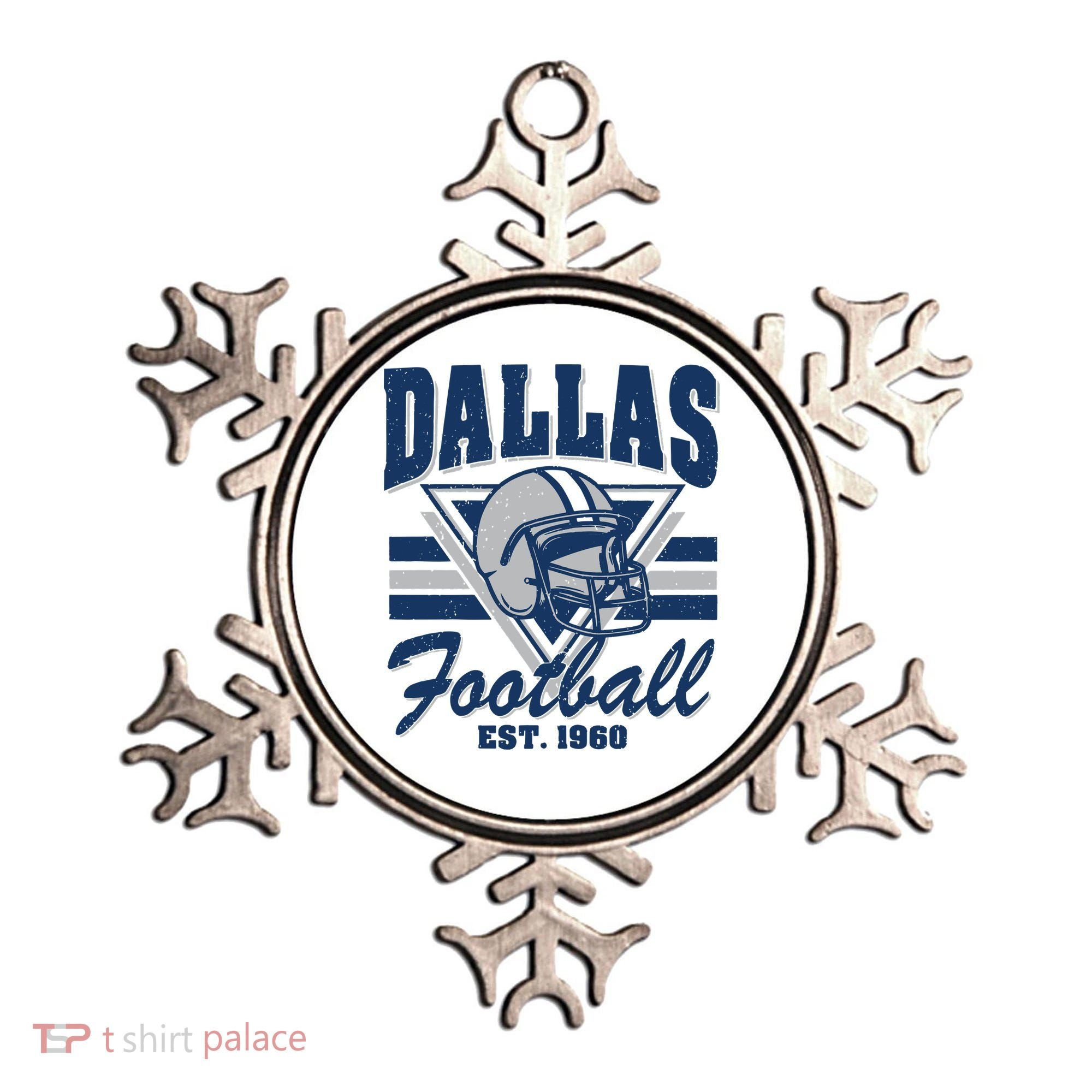 Retro Dallas Football Ornament